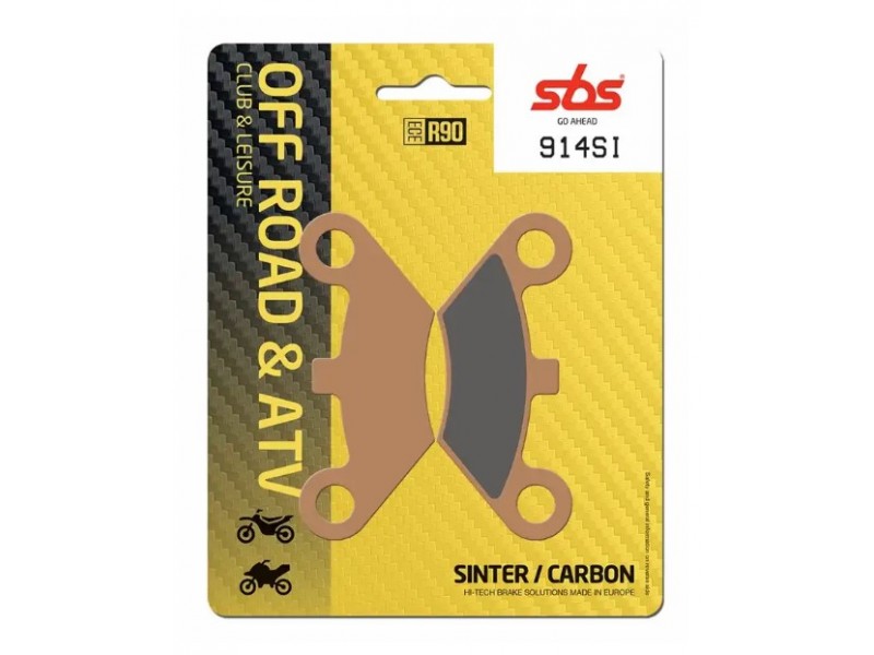Гальмівні колодки SBS Sport Brake Pads, Sinter/Carbon 914SI
